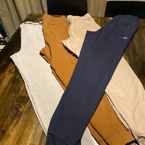 Champion Jogger Pants Set - Navy, Tan, Brown, Gray
